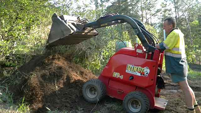 Sunshine Coast Hinterland rural acreage earth moving, excavation and land contouring service.