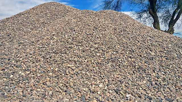 gravel-pile